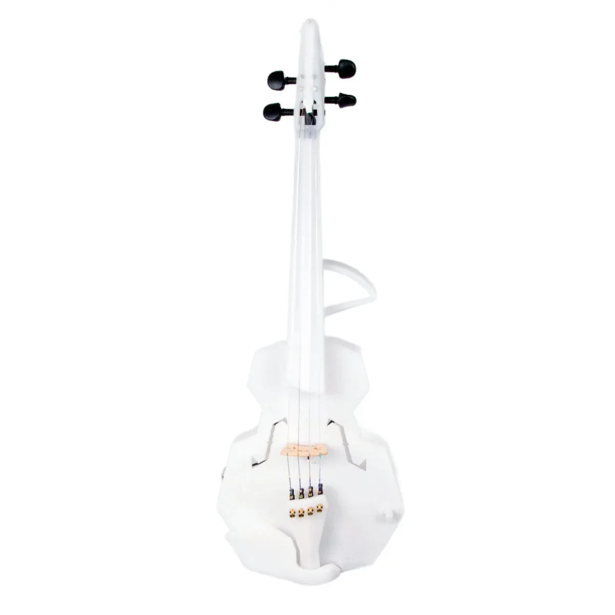 OpenFab Strata Glow 4-String Acoustic-Electric Violin, White with OpenFab Strata Glow 4-String Acoustic-Electric Violin, White with
