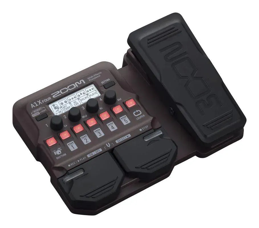 electric violin effects pedal Zoom A1X Four Multi-Effects Processor