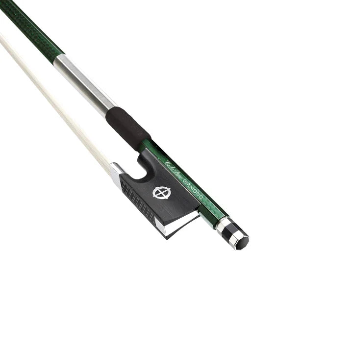 CodaBow Chroma Diamond SX violin bow, custom Emerald | Electric
