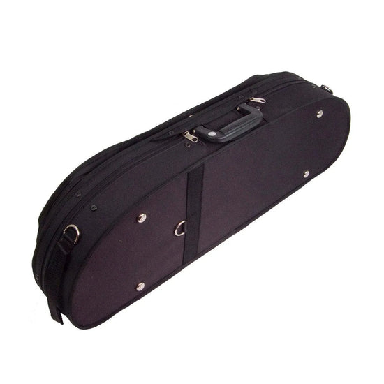 Bobelock wooden 1047 violin case, black/tan - Electric Violin Shop