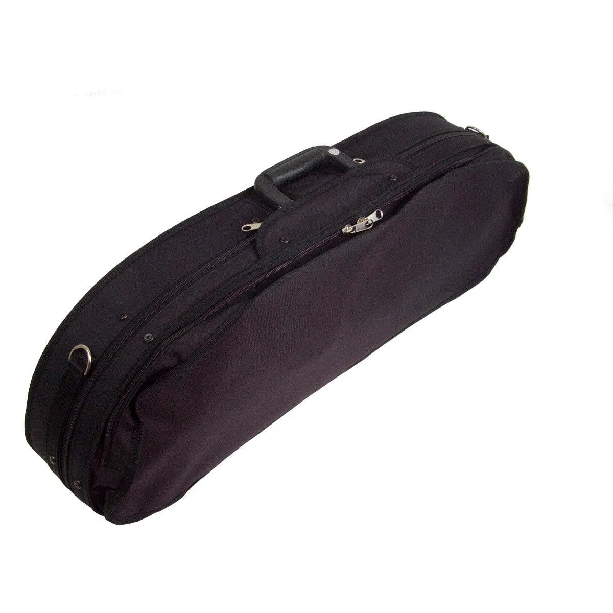 Bobelock wooden 1047 violin case, black/tan - Electric Violin Shop