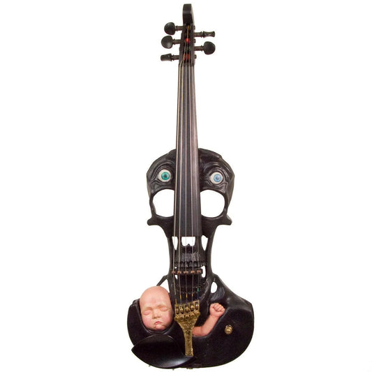 Stratton Skull Hand-Carved 5-string, Plastic Baby Head - Electric Violin Shop