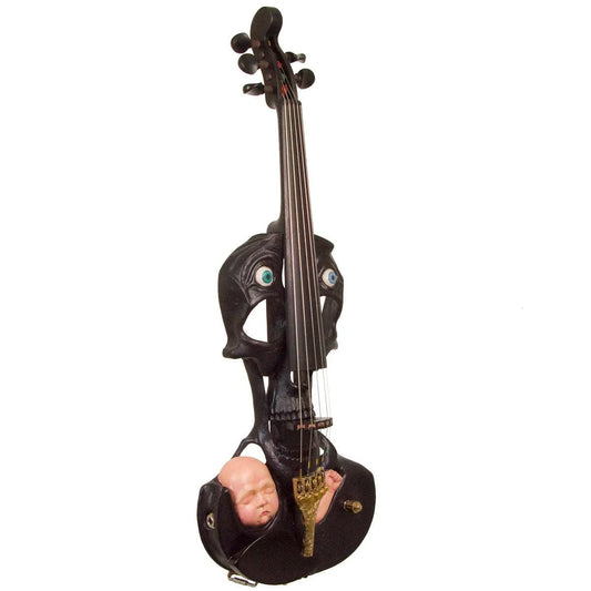 Stratton Skull Hand-Carved 5-string, Plastic Baby Head - Electric Violin Shop