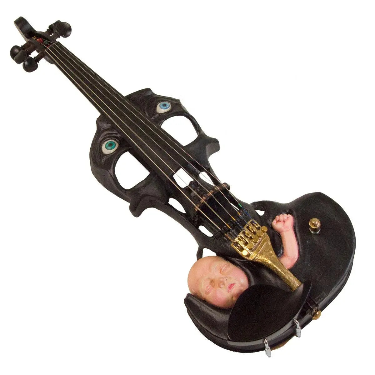 Stratton Skull Hand-Carved 5-string, Plastic Baby Head | Electric