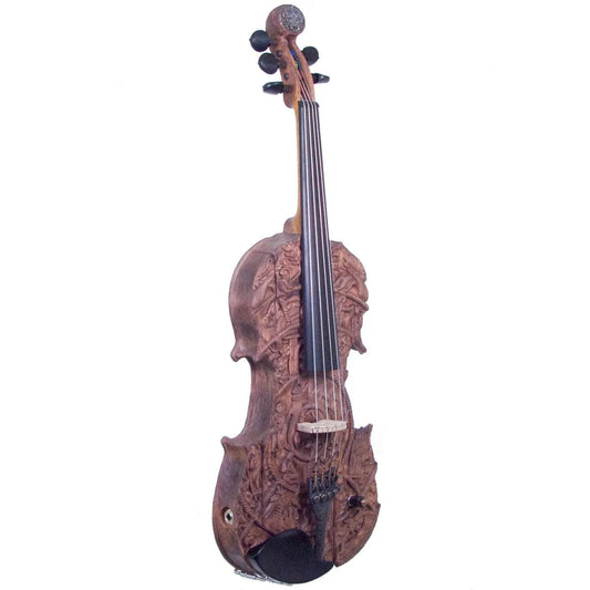 Stratton Gypsy Hand-Carved, Tibetan Wheel of Life 2 - Electric Violin Shop