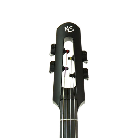 NS Design NXT4a fretted cello, Satin Black - Electric Violin Shop