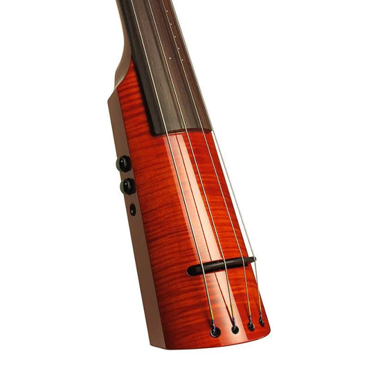 NS Design WAV4 upright bass, Amberburst - Electric Violin Shop