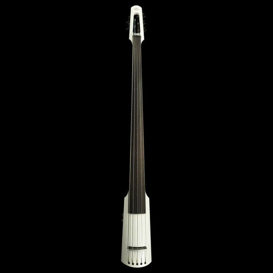 NS Design WAV5 5-string upright bass, Brilliant White - Electric Violin Shop