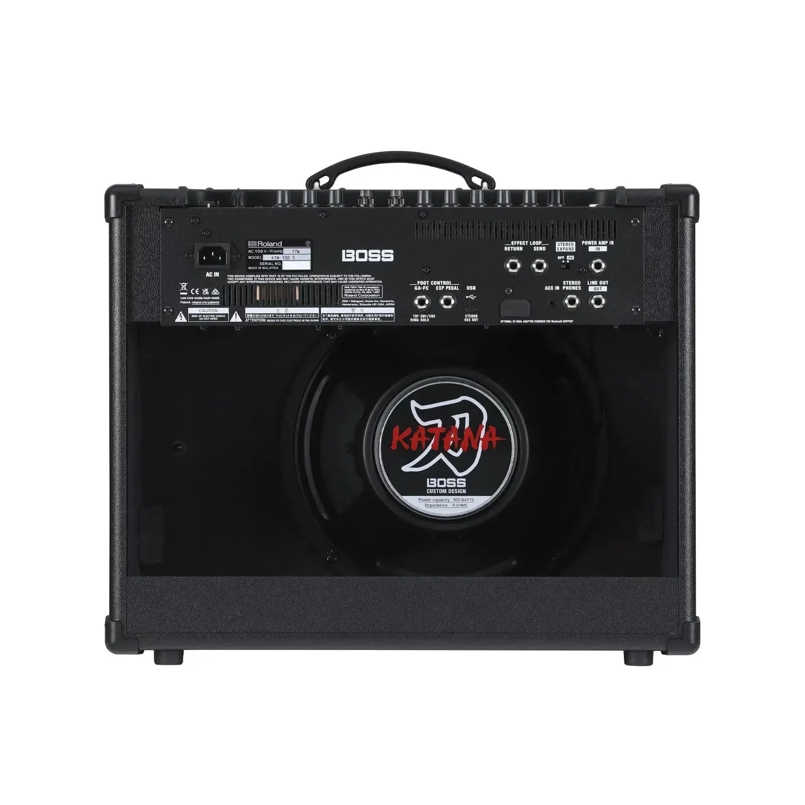 boss katana 100 pedal BOSS Katana-100 GEN 3 100-Watt 1x12 Combo Amplifier with Effects