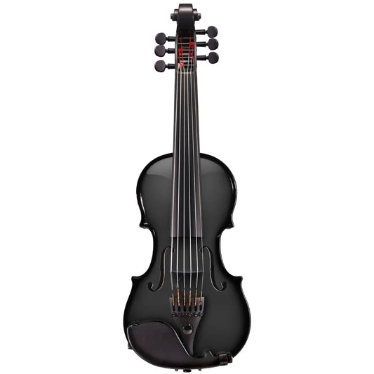 Glasser AEX Carbon Composite Acoustic-Electric Violin, 6-String Gunmetal