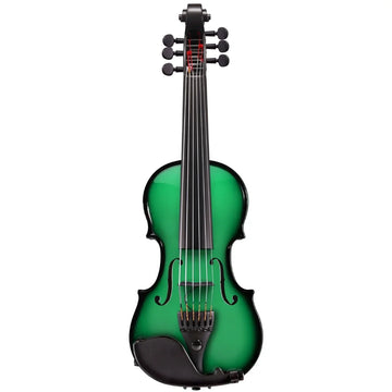 Glasser AEX Carbon Composite Acoustic-Electric Violin, 6-String Green