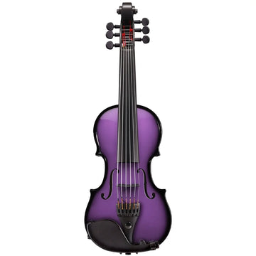 Glasser AEX Carbon Composite Acoustic-Electric Violin, 6-String Purple