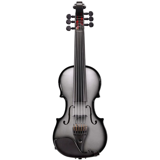 Glasser AEX Carbon Composite Acoustic-Electric Violin, 6-String Silver