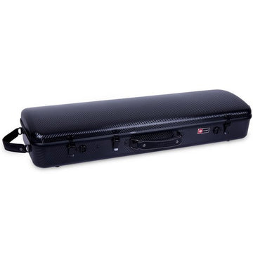 CrossRock CRF4050VF-R Poly Carbon Oblong 4/4 Violin Case