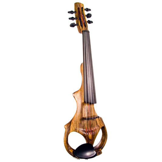 ETJ 6-string Electric Violin, Black Limba with thin Wenge support, Starfish Designs Pickup