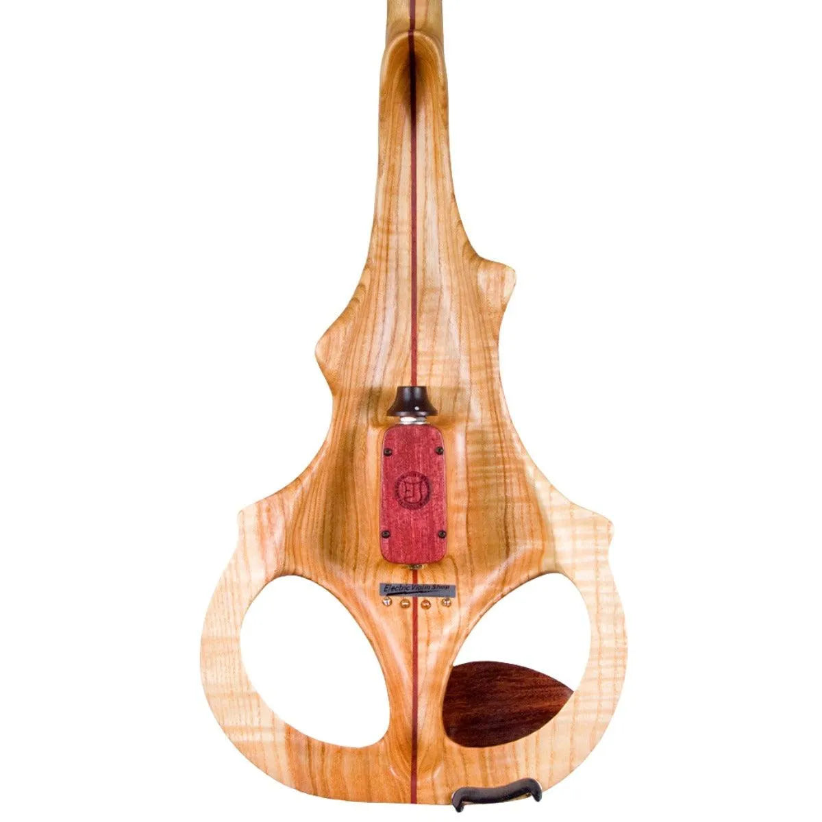 ETJ 4-string Electric Violin, Flamed Ash neck-thru body - Electric Violin Shop