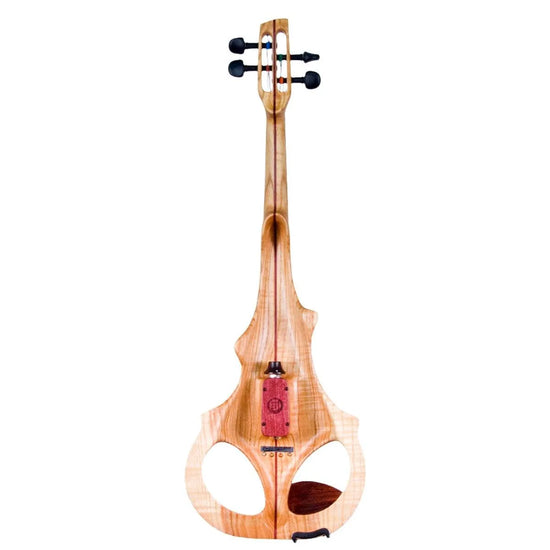 ETJ 4-string Electric Violin, Flamed Ash neck-thru body - Electric Violin Shop