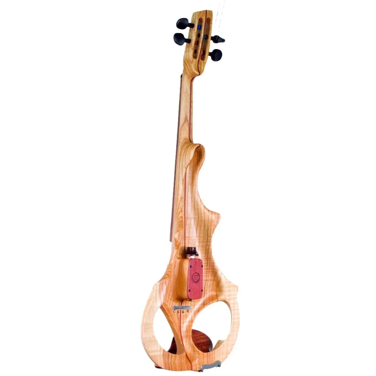 ETJ 4-string Electric Violin, Flamed Ash neck-thru body - Electric Violin Shop