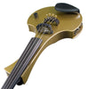 Cantini Earphonic Electric Violin with MIDI, Metallic Gold Custom Finish
