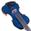 Emmett 5-string electric violin, Blue Birdseye Maple