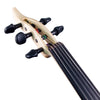 Emmett 5-string electric violin, Blue Birdseye Maple