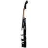 ZETA JV44 Jazz Fusion 4-String Electric Violin with MIDI, Transparent Black Flamed Maple top & back