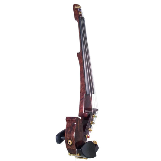 Jordan 5-String Electric Violin, Redwood Burl, Starfish Designs Bridge