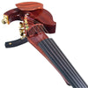 Jordan 5-String Electric Violin, Padauk with Starfish Designs pickup