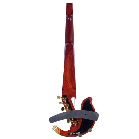 Jordan 5-String Electric Violin, Padauk with Starfish Designs pickup