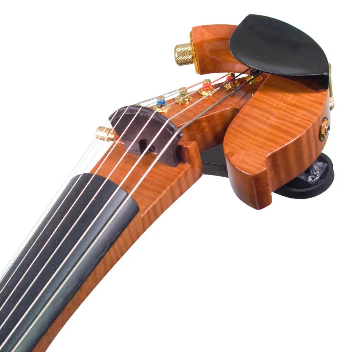 Jordan 7-String Electric Violin, Flamed Aniegre with Starfish