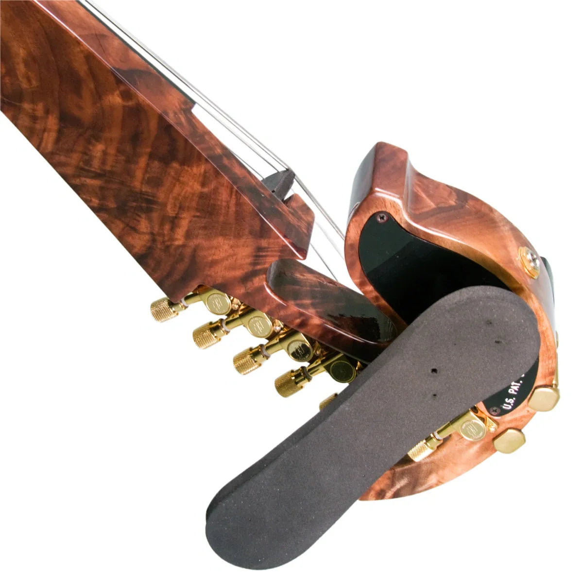 Jordan 7-String Electric Violin, Crotch-Figured Walnut with Starfish Designs pickup - Electric Violin Shop