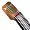 Jordan 7-String Electric Violin, Crotch-Figured Walnut with Starfish Designs pickup - Electric Violin Shop