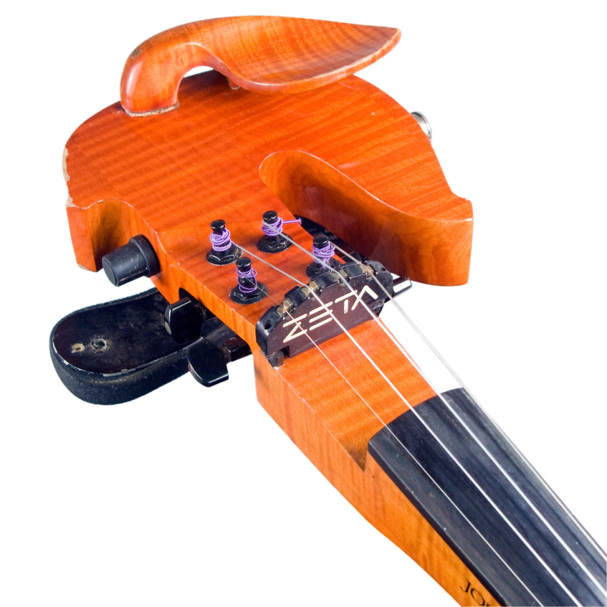 USED Jordan 4-String electric violin (#3) with vintage early ZETA Jazz pickup - Electric Violin Shop