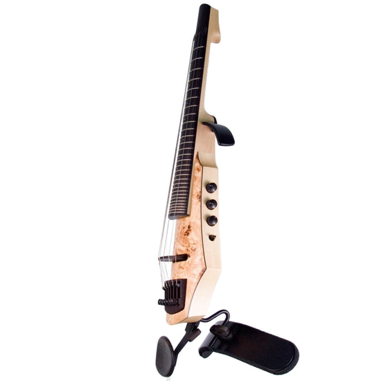 NS Design CR6 6-string fretted electric violin with custom poplar burl top - Electric Violin Shop