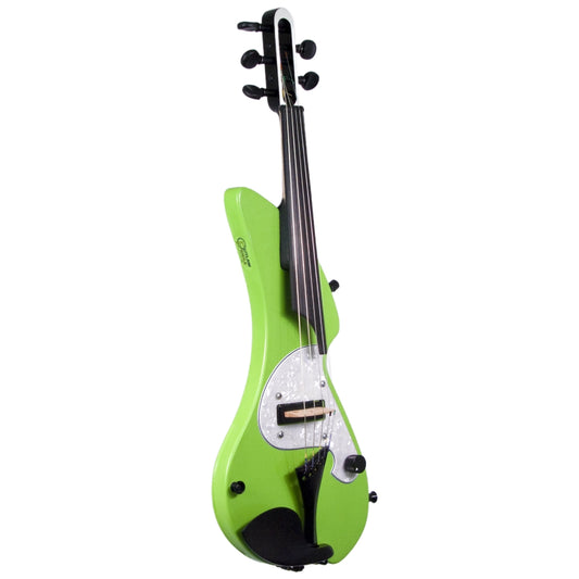 Outlaw Fiddle EV3 5-String Electric Violin, Kryptonite Green