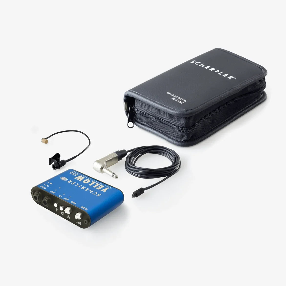 Schertler STAT-V-UNO Violin/Viola Pickup & Preamp Bundle - Electric Violin Shop