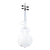 OpenFab Strata Glow 4-String Acoustic-Electric Violin, White with LR Baggs pickup & LEDs