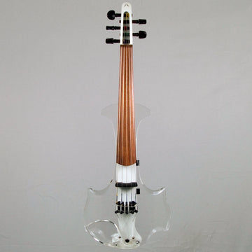 Violon électrique Aurora Classic avec corps en acrylique et lumières LED-5-or
