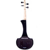 Cantini Violín eléctrico audífono con MIDI, negro brillante
