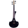 Cantini Violín eléctrico audífono con MIDI, negro brillante