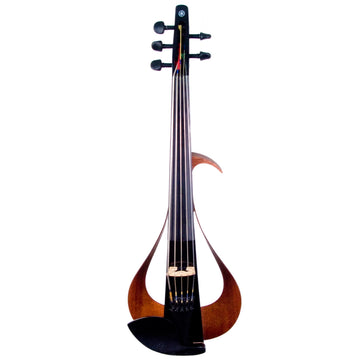 USED Yamaha YEV-105BL Octave Electric Violin, Excellent Condition with Wittner FineTune Pegs and Bobelock 1007 wooden case