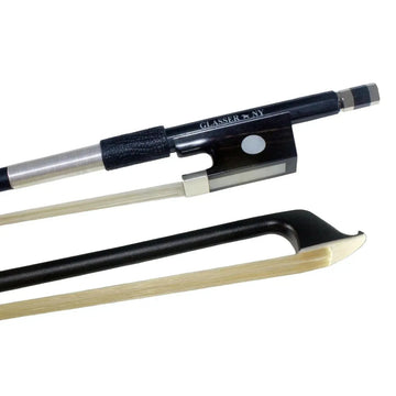 Glasser 2000X carbon graphite violin bow, black