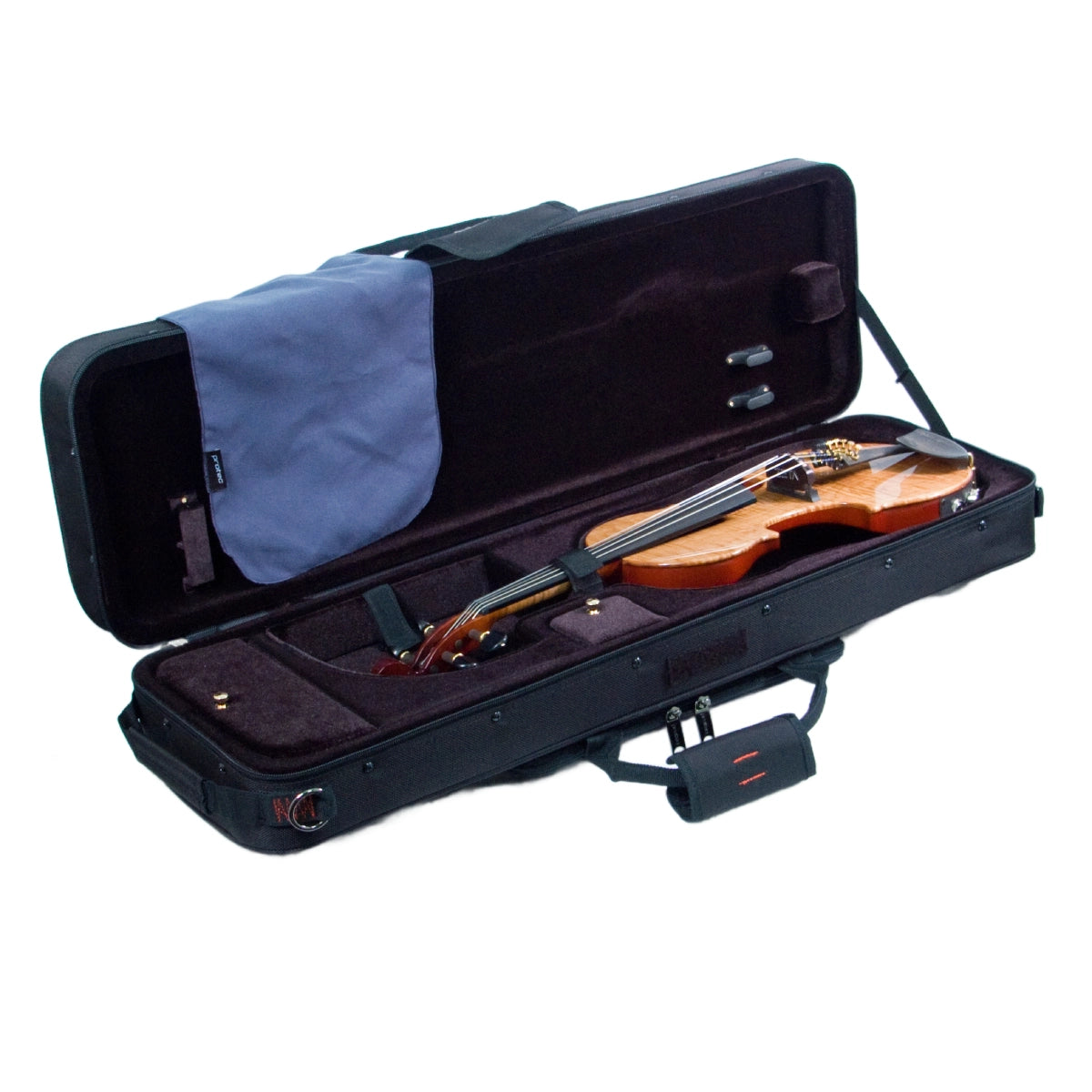 Zeta Viewer ZETA CV45 Jazz Classic Artist electric violin, Roasted Flame Maple top ...