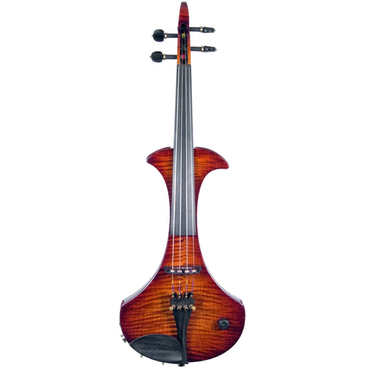 ZETA SV44 Jazz Modern 4-string electric violin, Roasted Flame Maple top & neck, Cremona Burst