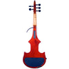 ZETA JV45 Jazz Fusion 5-string 'ZERO' fretted electric violin with MIDI, Roasted Flame Maple top & neck, Cremona Burst finish