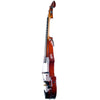 ZETA JV45 Jazz Fusion 5-string 'ZERO' fretted electric violin with MIDI, Roasted Flame Maple top & neck, Cremona Burst finish