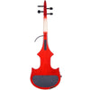 ZETA JV44 Jazz Fusion 4-String Electric Violin with MIDI, Transparent Red over Flamed Maple