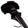 ZETA JV45 Jazz Fusion 5-String Electric Violin with MIDI, Gloss Black with maple neck, Imbus pegs