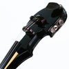 ZETA JV45 Jazz Fusion 5-String Electric Violin with MIDI, Gloss Black with maple neck, Imbus pegs