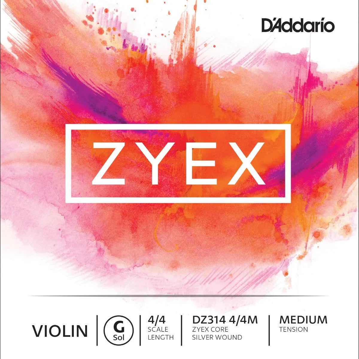 D'Addario NS410 Elektrische Viola Snarenset - Meervoudig Gedraaide Stalen Kern Medium